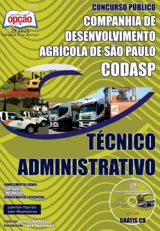 Companhia de Desenvolvimento Agrícola / SP (CODASP)-TÉCNICO ADMINISTRATIVO